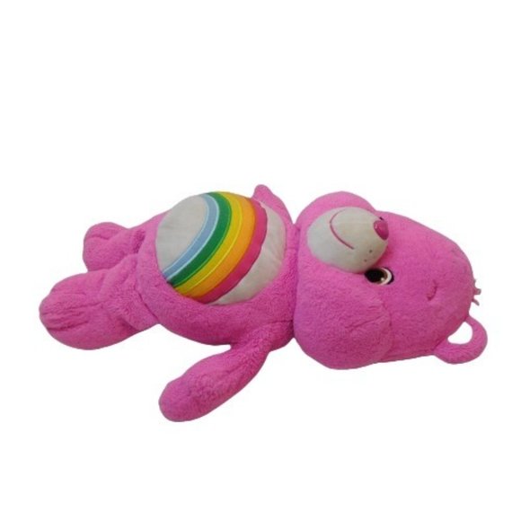 Care Bear Cheer Bear 20" 2015 Plush Rainbow Stuffed Animal - Picture 4 of 8
